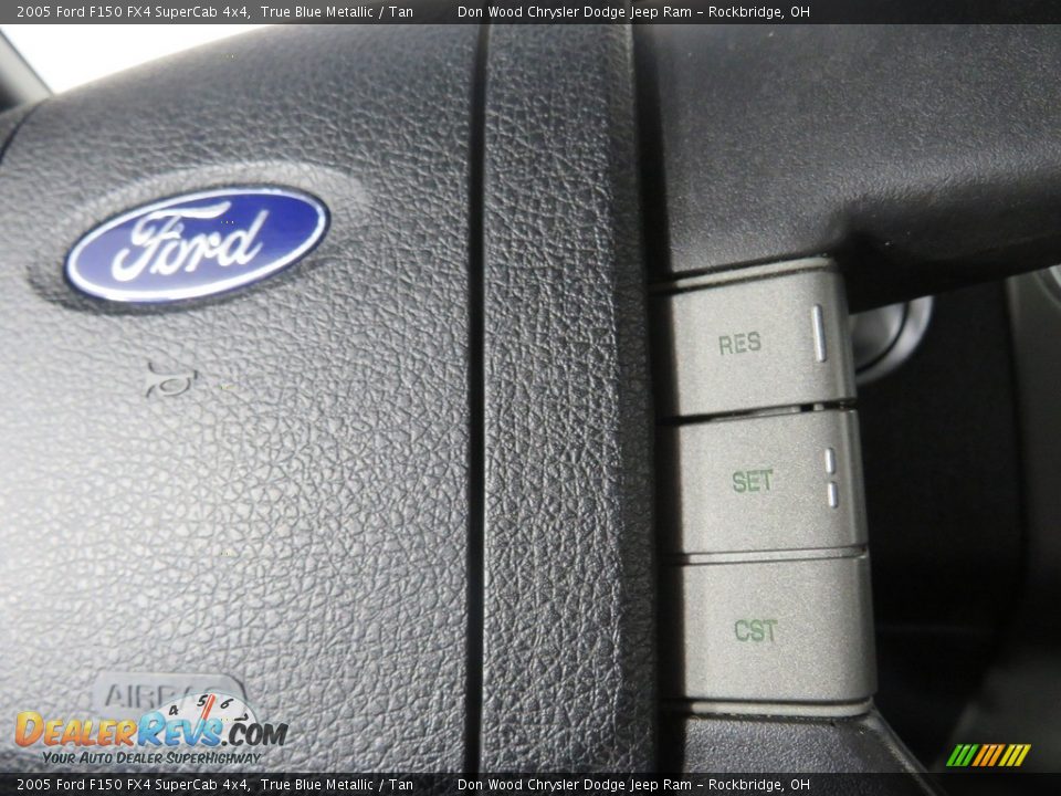 2005 Ford F150 FX4 SuperCab 4x4 True Blue Metallic / Tan Photo #29