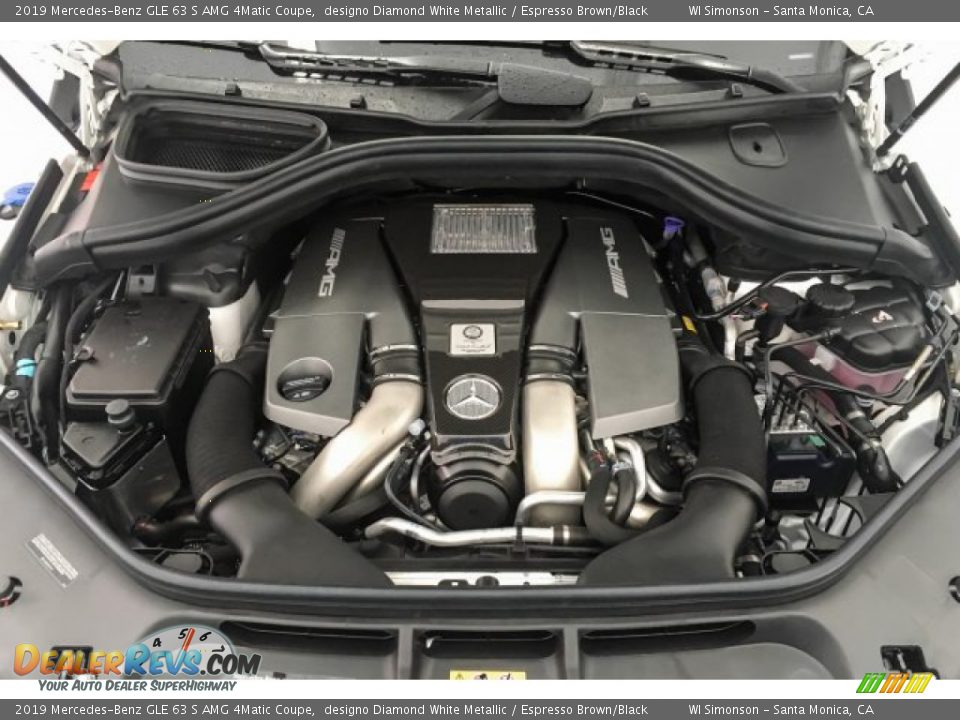 2019 Mercedes-Benz GLE 63 S AMG 4Matic Coupe 5.5 Liter AMG DI biturbo DOHC 32-Valve VVT V8 Engine Photo #8