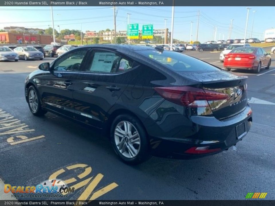 2020 Hyundai Elantra SEL Phantom Black / Black Photo #6