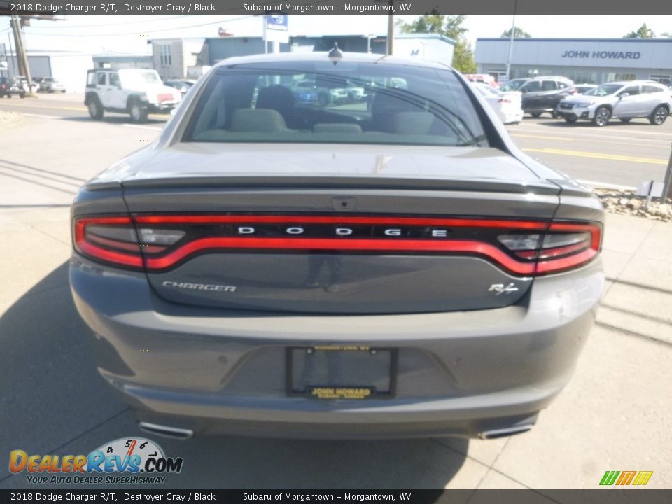 2018 Dodge Charger R/T Destroyer Gray / Black Photo #8