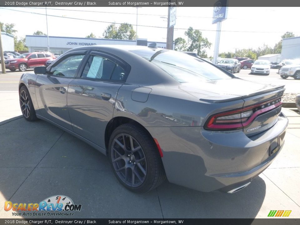 2018 Dodge Charger R/T Destroyer Gray / Black Photo #9