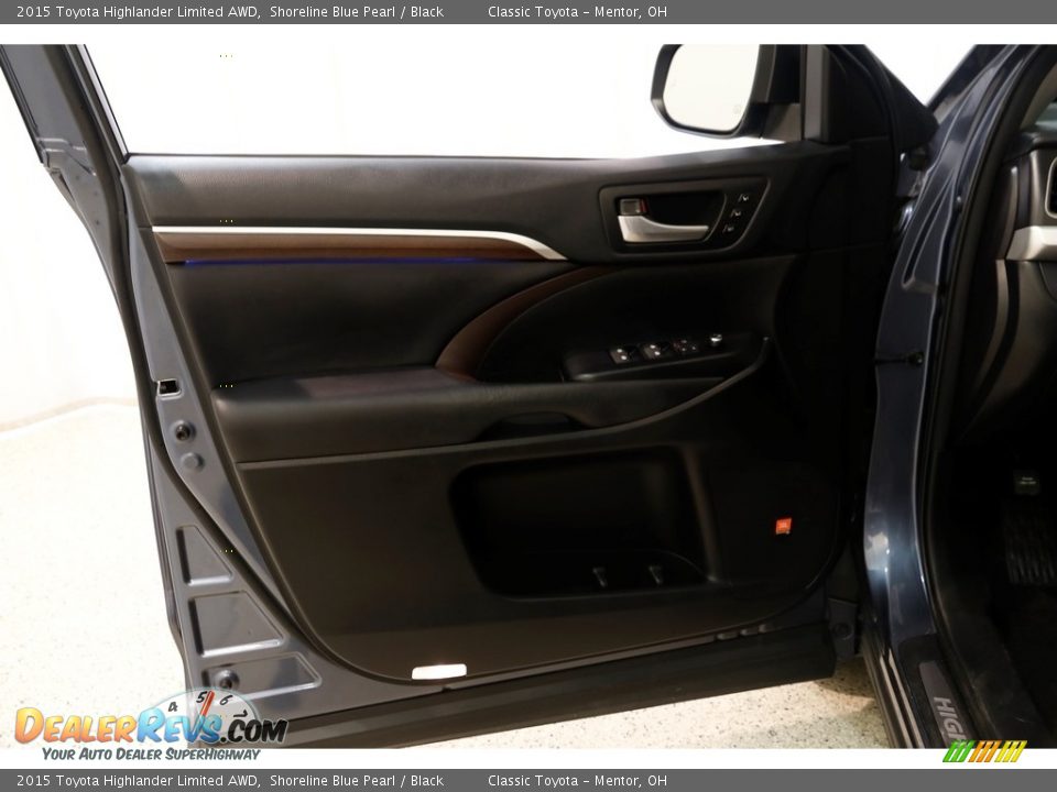 2015 Toyota Highlander Limited AWD Shoreline Blue Pearl / Black Photo #4