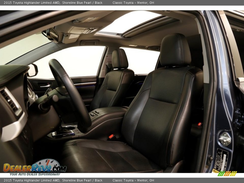 2015 Toyota Highlander Limited AWD Shoreline Blue Pearl / Black Photo #5