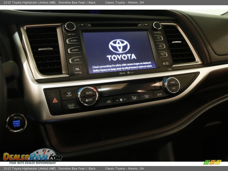 2015 Toyota Highlander Limited AWD Shoreline Blue Pearl / Black Photo #8