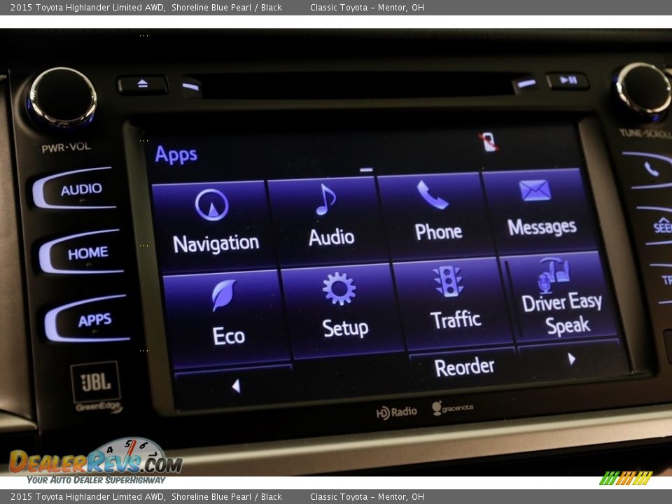 2015 Toyota Highlander Limited AWD Shoreline Blue Pearl / Black Photo #11
