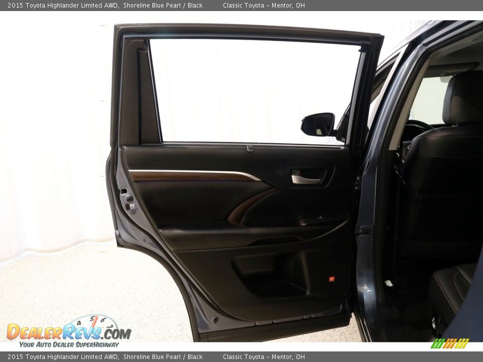 2015 Toyota Highlander Limited AWD Shoreline Blue Pearl / Black Photo #18