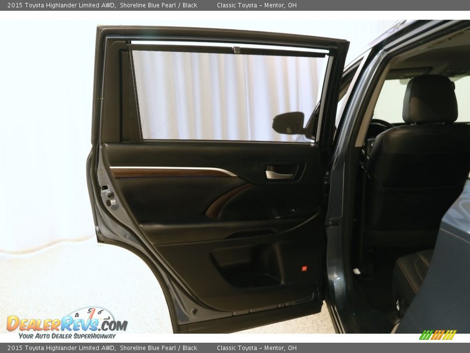 2015 Toyota Highlander Limited AWD Shoreline Blue Pearl / Black Photo #19