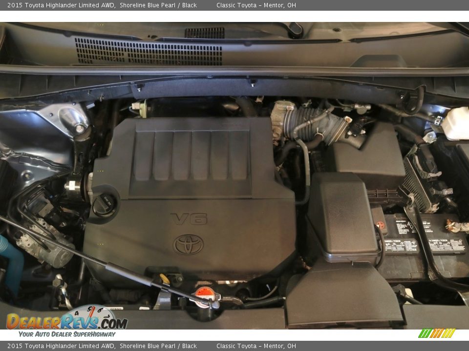 2015 Toyota Highlander Limited AWD Shoreline Blue Pearl / Black Photo #23