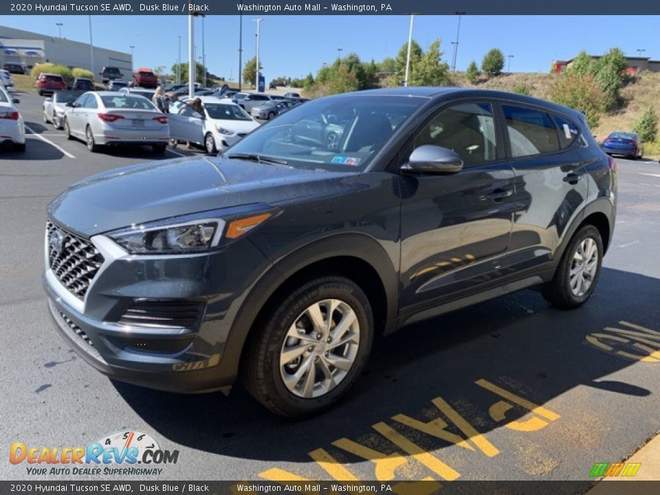 2020 Hyundai Tucson SE AWD Dusk Blue / Black Photo #7