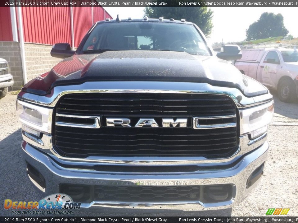 2019 Ram 2500 Bighorn Crew Cab 4x4 Diamond Black Crystal Pearl / Black/Diesel Gray Photo #8