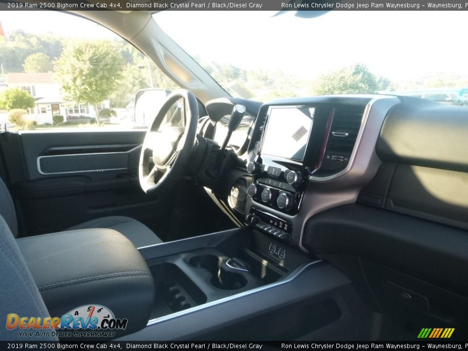 2019 Ram 2500 Bighorn Crew Cab 4x4 Diamond Black Crystal Pearl / Black/Diesel Gray Photo #11