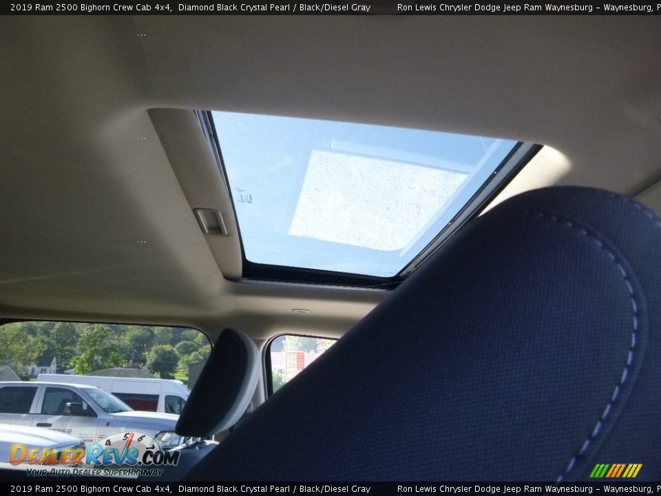 2019 Ram 2500 Bighorn Crew Cab 4x4 Diamond Black Crystal Pearl / Black/Diesel Gray Photo #12