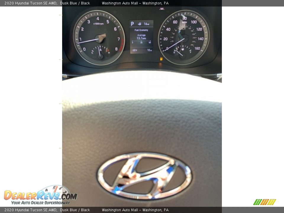 2020 Hyundai Tucson SE AWD Dusk Blue / Black Photo #31