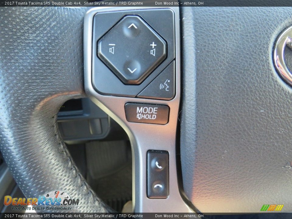 2017 Toyota Tacoma SR5 Double Cab 4x4 Silver Sky Metallic / TRD Graphite Photo #31