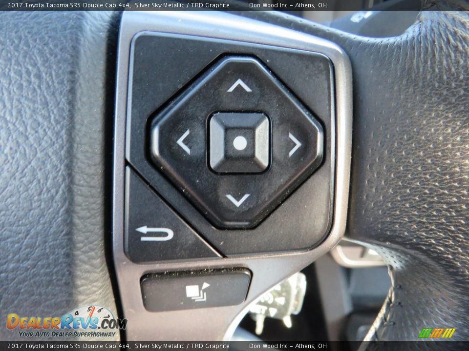 2017 Toyota Tacoma SR5 Double Cab 4x4 Silver Sky Metallic / TRD Graphite Photo #32