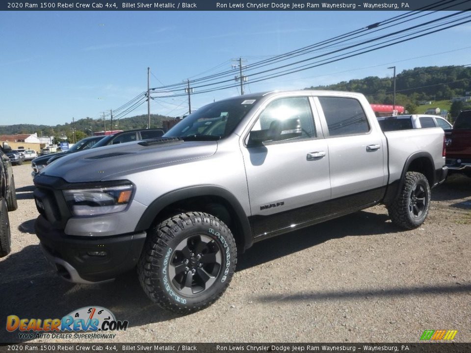 2020 Ram 1500 Rebel Crew Cab 4x4 Billet Silver Metallic / Black Photo #1