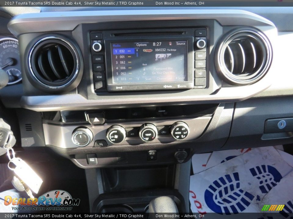 2017 Toyota Tacoma SR5 Double Cab 4x4 Silver Sky Metallic / TRD Graphite Photo #36