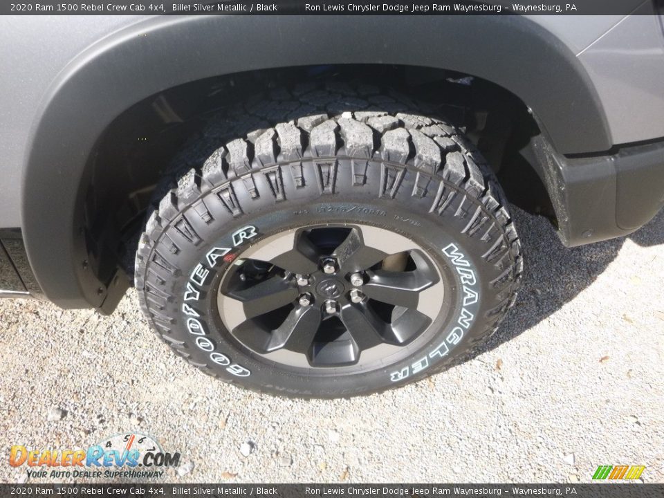 2020 Ram 1500 Rebel Crew Cab 4x4 Billet Silver Metallic / Black Photo #3