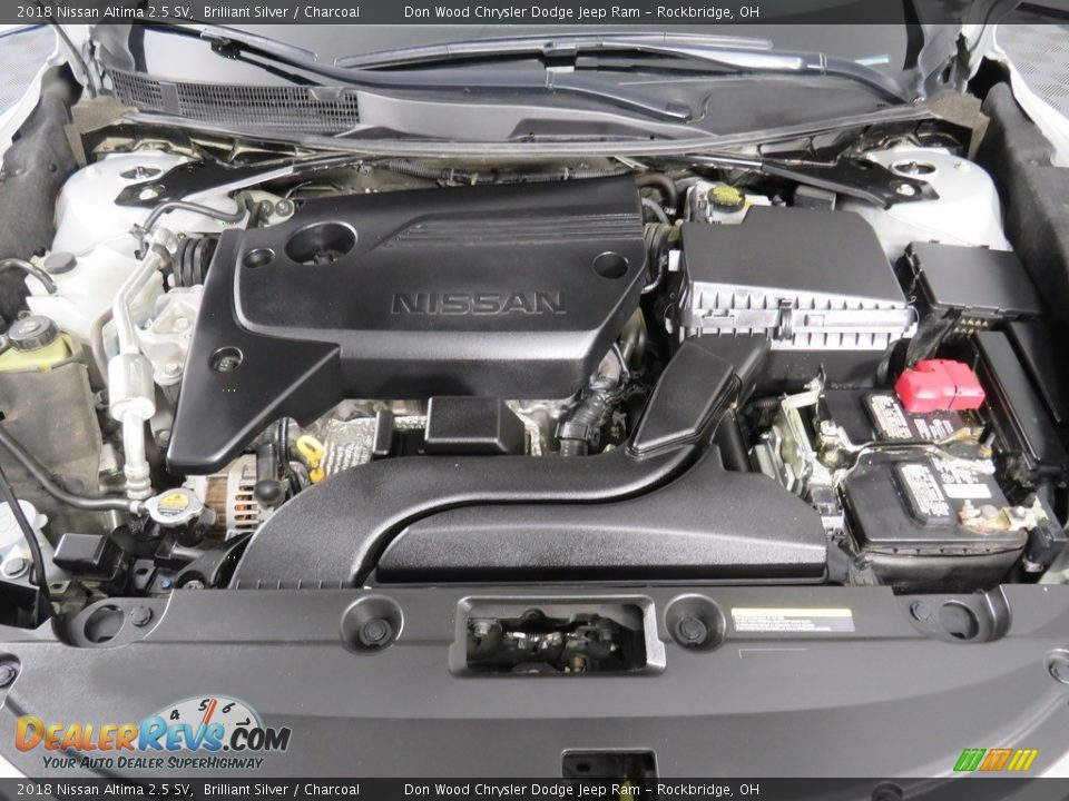 2018 Nissan Altima 2.5 SV Brilliant Silver / Charcoal Photo #7