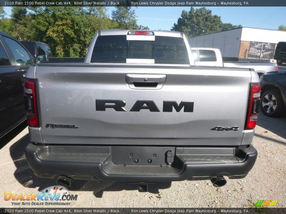 2020 Ram 1500 Rebel Crew Cab 4x4 Billet Silver Metallic / Black Photo #9