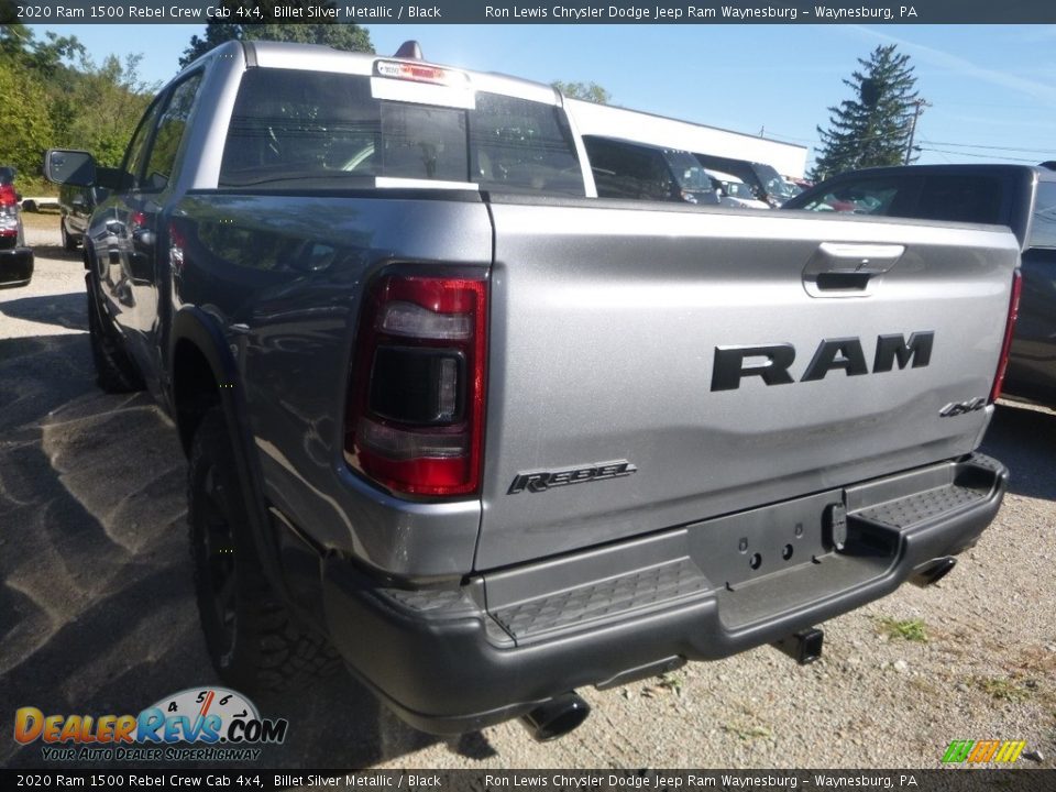 2020 Ram 1500 Rebel Crew Cab 4x4 Billet Silver Metallic / Black Photo #10