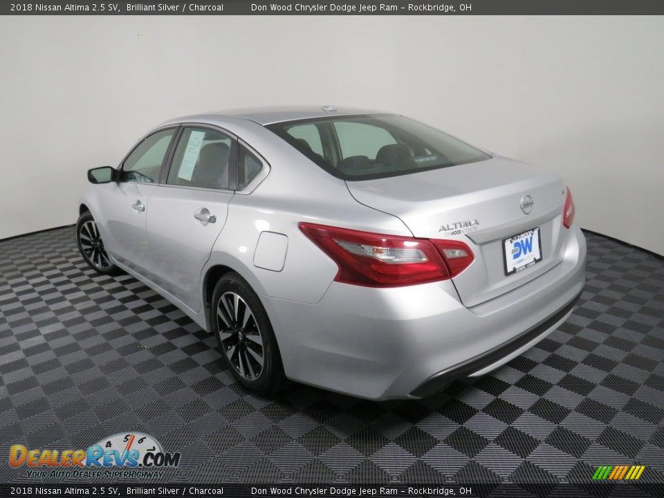 2018 Nissan Altima 2.5 SV Brilliant Silver / Charcoal Photo #11