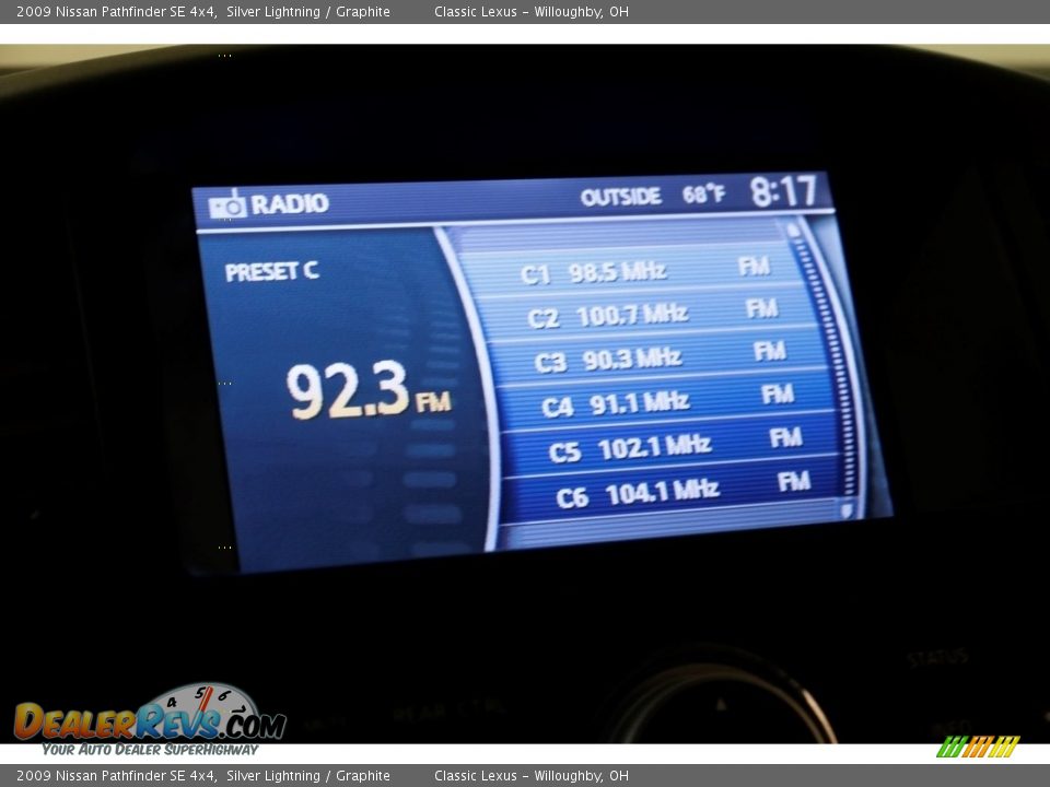2009 Nissan Pathfinder SE 4x4 Silver Lightning / Graphite Photo #10