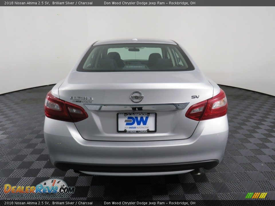 2018 Nissan Altima 2.5 SV Brilliant Silver / Charcoal Photo #12