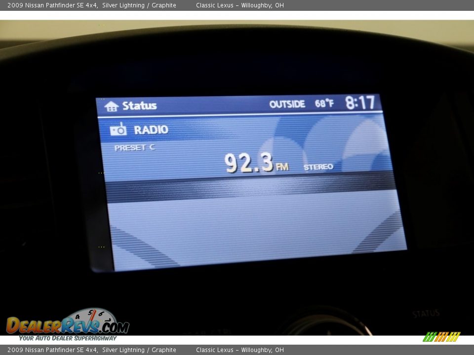 2009 Nissan Pathfinder SE 4x4 Silver Lightning / Graphite Photo #11