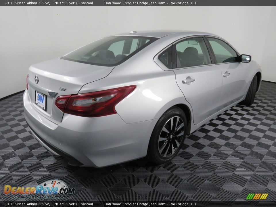 2018 Nissan Altima 2.5 SV Brilliant Silver / Charcoal Photo #15