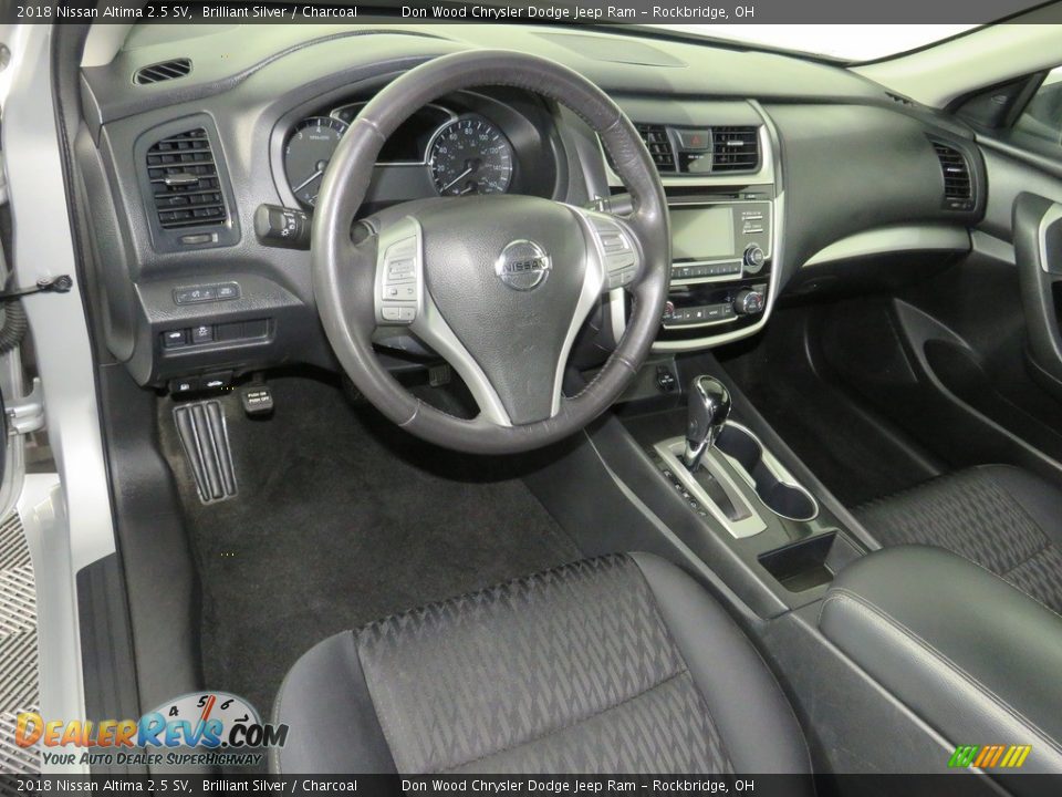 2018 Nissan Altima 2.5 SV Brilliant Silver / Charcoal Photo #21