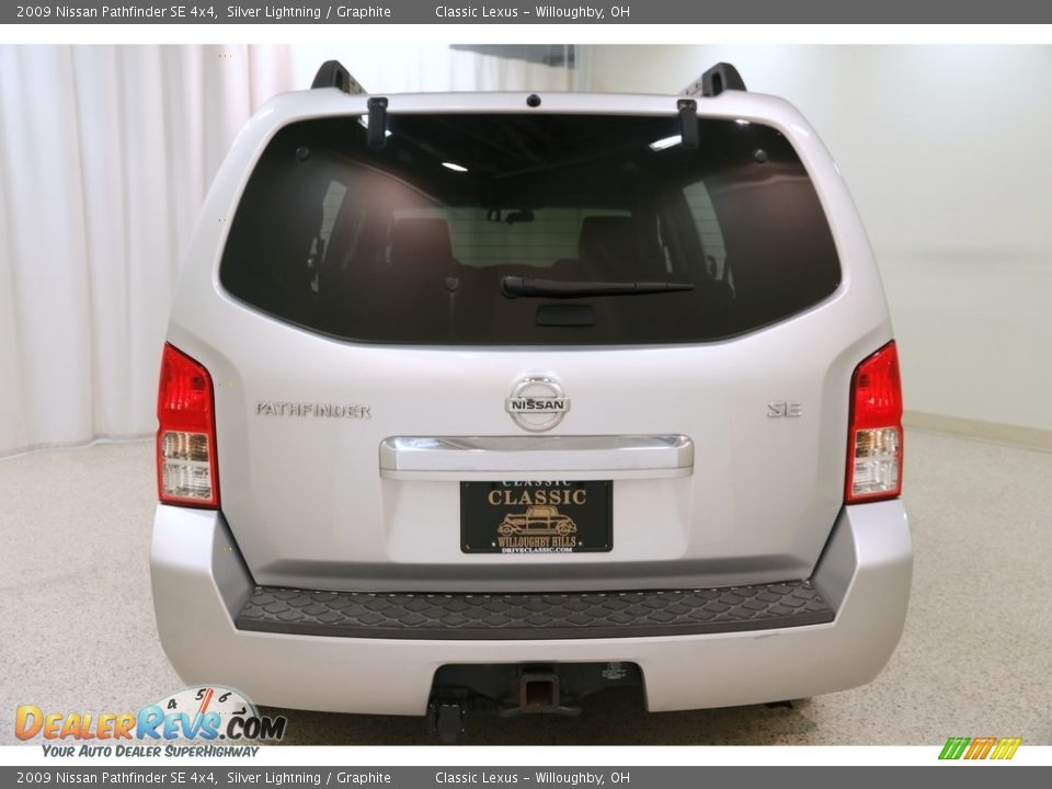 2009 Nissan Pathfinder SE 4x4 Silver Lightning / Graphite Photo #22