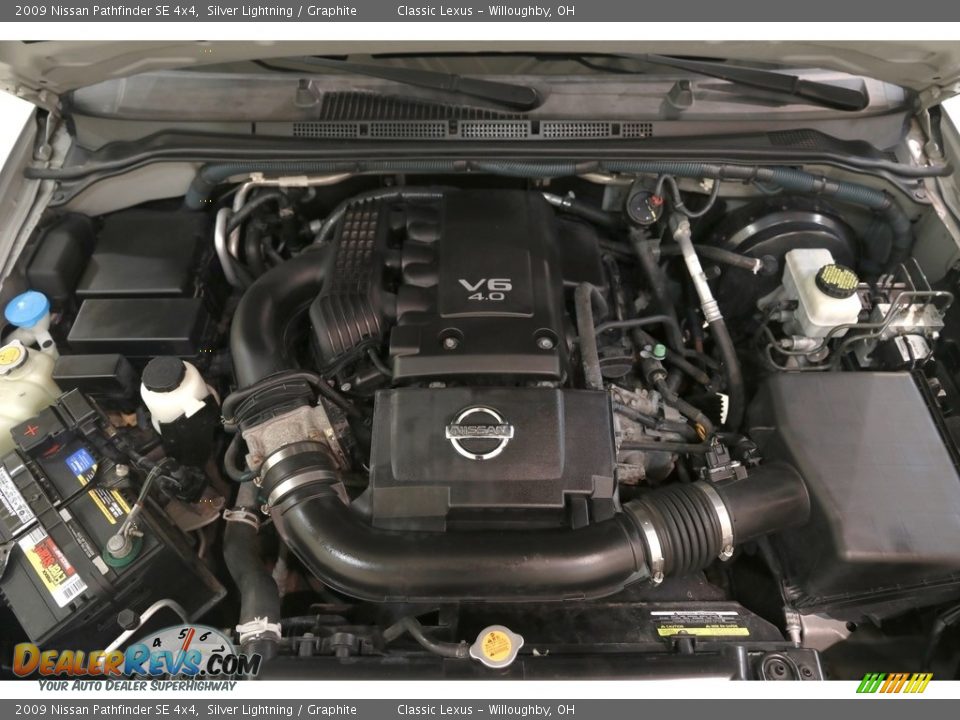 2009 Nissan Pathfinder SE 4x4 Silver Lightning / Graphite Photo #23