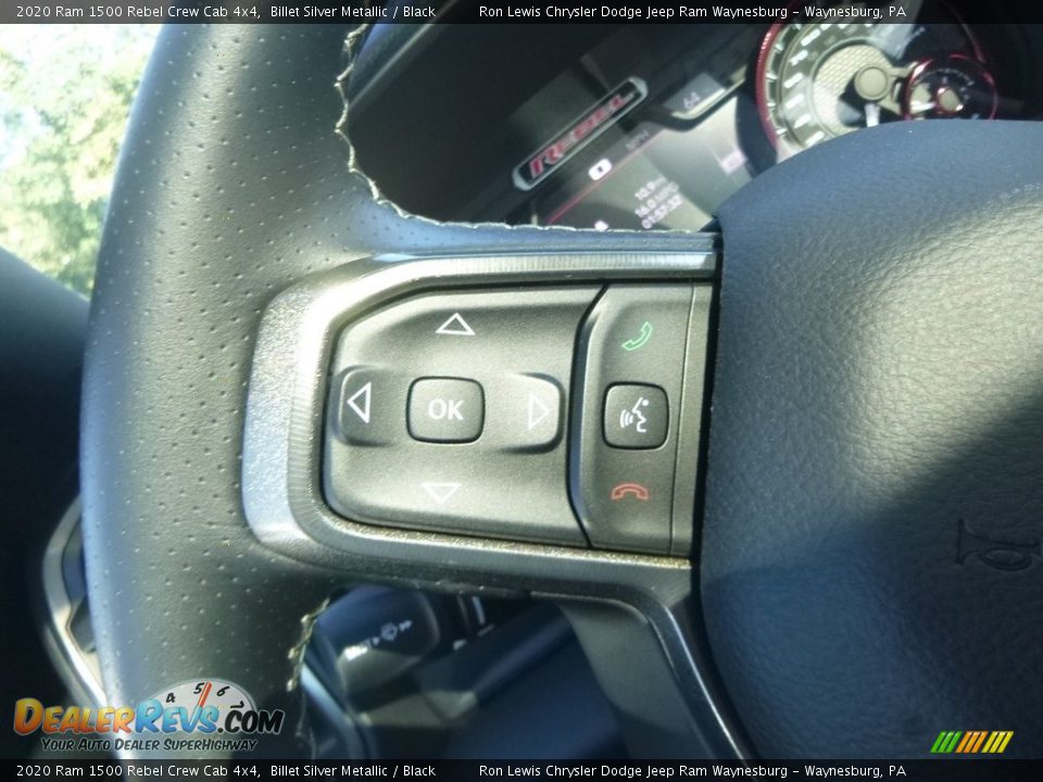 2020 Ram 1500 Rebel Crew Cab 4x4 Billet Silver Metallic / Black Photo #19