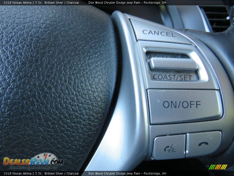 2018 Nissan Altima 2.5 SV Brilliant Silver / Charcoal Photo #35