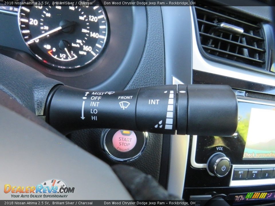 2018 Nissan Altima 2.5 SV Brilliant Silver / Charcoal Photo #36