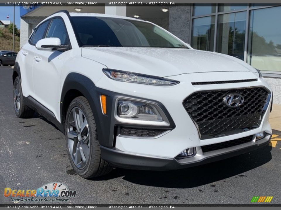 2020 Hyundai Kona Limited AWD Chalk White / Black Photo #1
