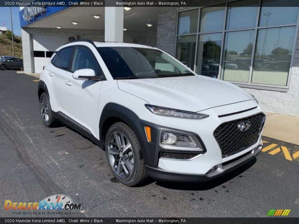 2020 Hyundai Kona Limited AWD Chalk White / Black Photo #2