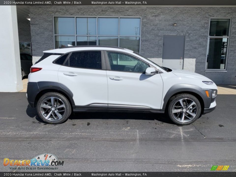 2020 Hyundai Kona Limited AWD Chalk White / Black Photo #3
