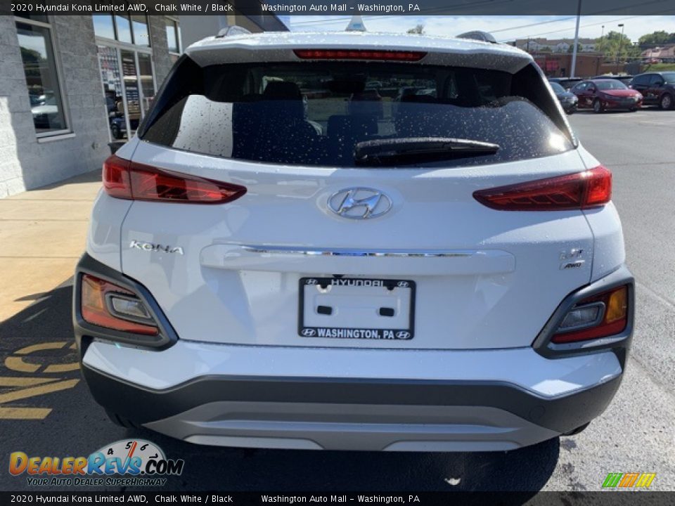 2020 Hyundai Kona Limited AWD Chalk White / Black Photo #5