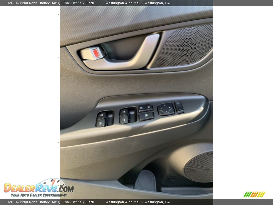 2020 Hyundai Kona Limited AWD Chalk White / Black Photo #12