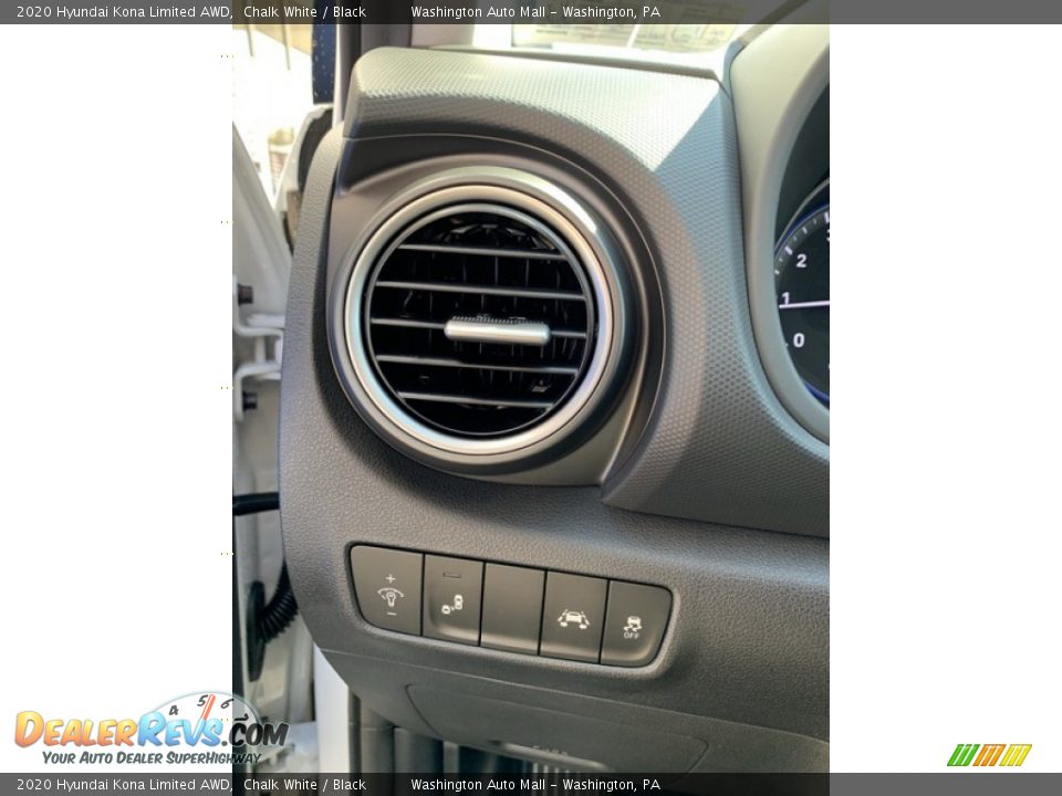 2020 Hyundai Kona Limited AWD Chalk White / Black Photo #13