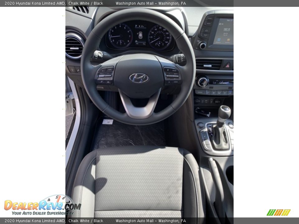 2020 Hyundai Kona Limited AWD Chalk White / Black Photo #14