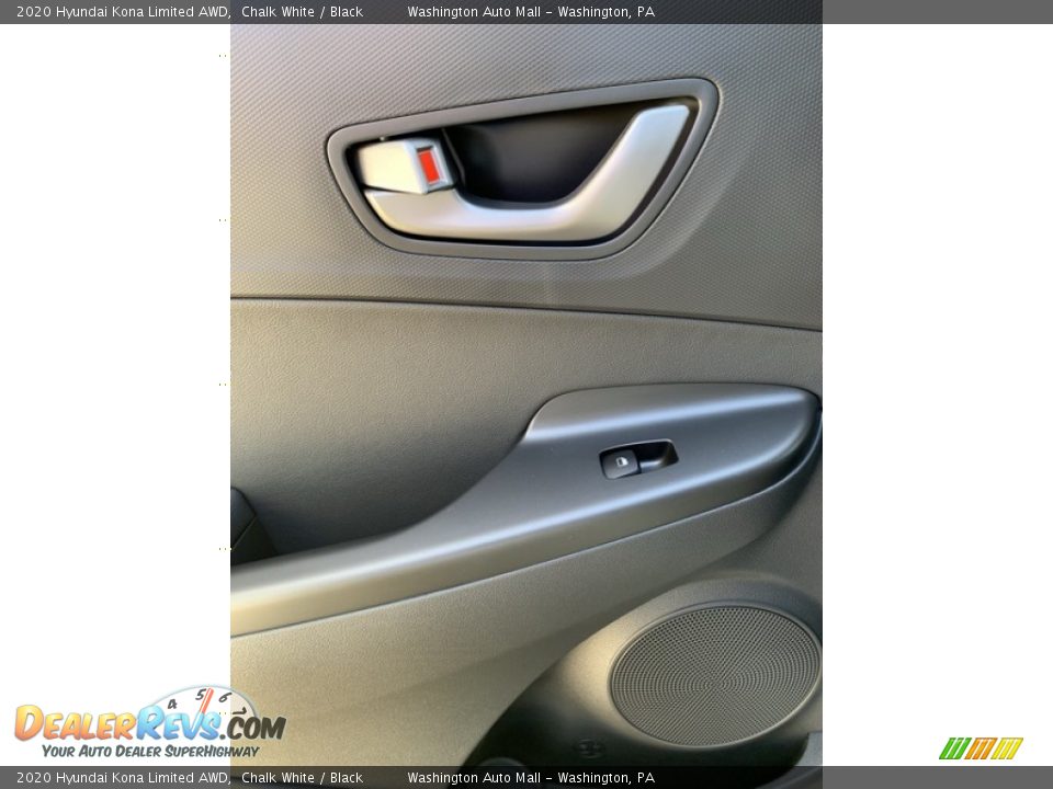 2020 Hyundai Kona Limited AWD Chalk White / Black Photo #18