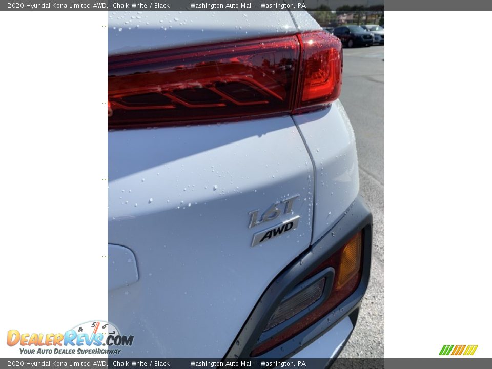 2020 Hyundai Kona Limited AWD Chalk White / Black Photo #23