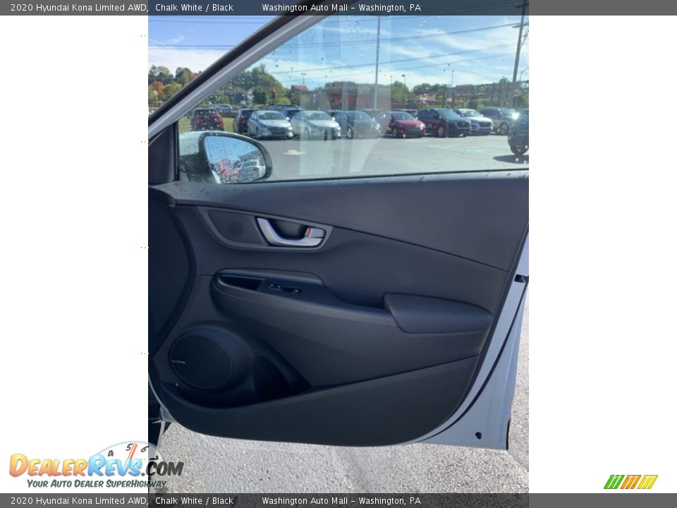 2020 Hyundai Kona Limited AWD Chalk White / Black Photo #27