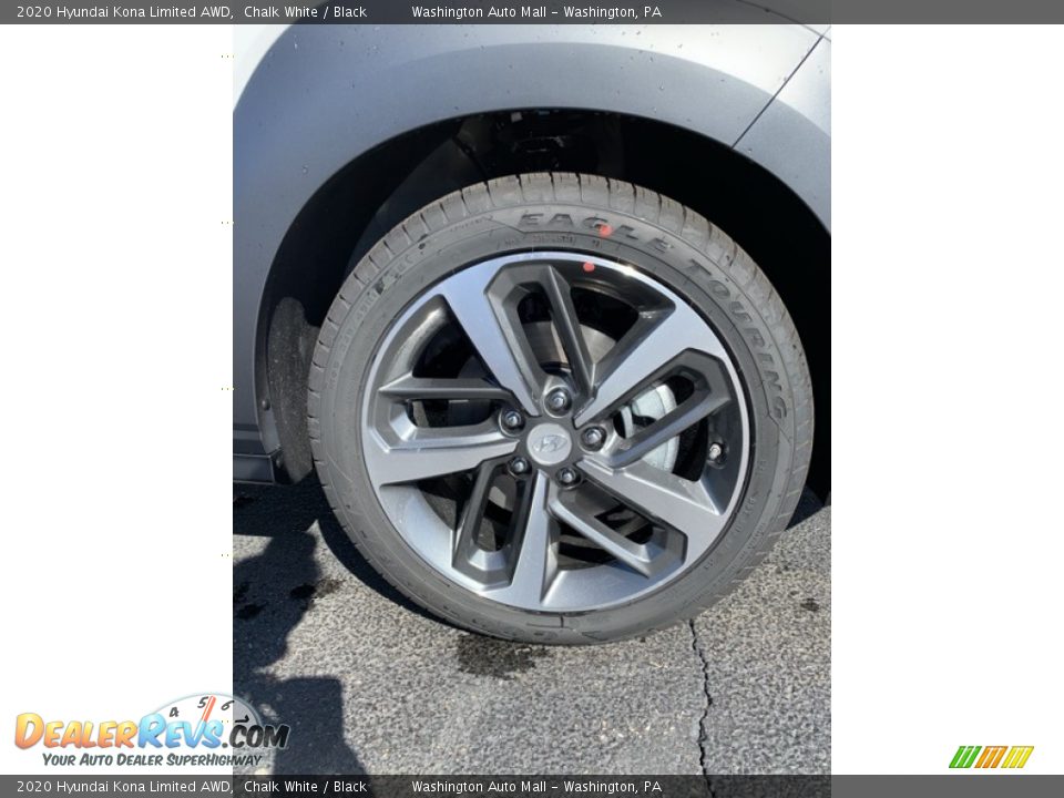 2020 Hyundai Kona Limited AWD Chalk White / Black Photo #31