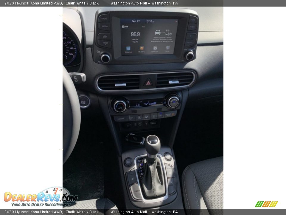 2020 Hyundai Kona Limited AWD Chalk White / Black Photo #33