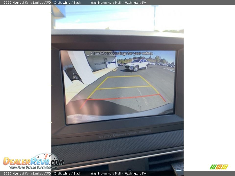 2020 Hyundai Kona Limited AWD Chalk White / Black Photo #34