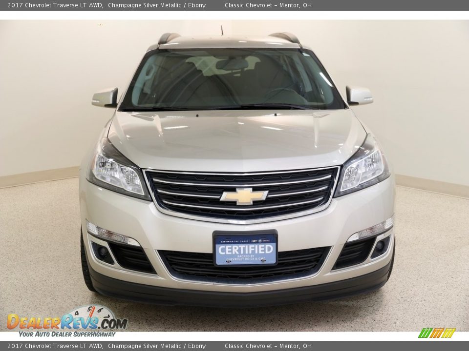 2017 Chevrolet Traverse LT AWD Champagne Silver Metallic / Ebony Photo #2
